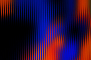 Abstract Blue and Orange Vertical Stripes Background Texture