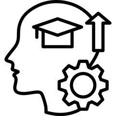 Skill Development line icon