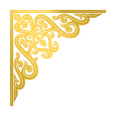 gold corner decorative.eps