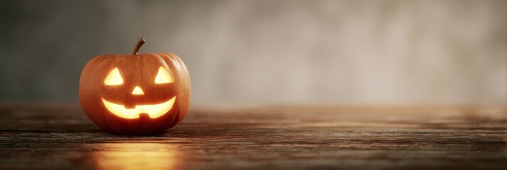 Glowing jack-o'-lantern whispering secrets of ancient Samhain traditions, haunted harvest evenings, and pumpkin spice mysteries