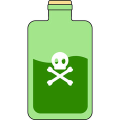 Halloween Poison Illustration