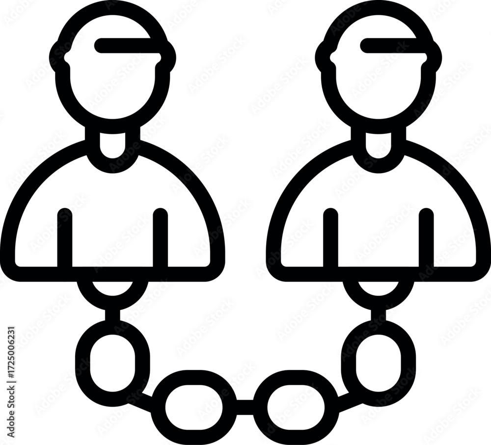 Poster visual representation of networking, communication, and teamwork, symbolizing the flow of informatio