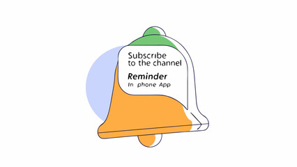 3d white notification app creative bell bubble to message subscribe background on channel reminder social icon with notice media cartoon isolated design in speech 3d concept phone the rende 54633375 1