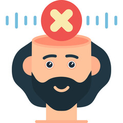 Mind Icon Vector Element