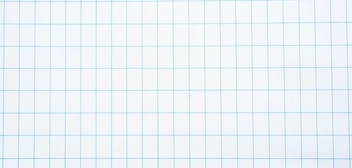 Close-up of a sheet of real grid paper, showing its texture and lines,  structure,  squared paper