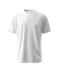 Blank white t-shirt, front view (1)