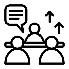 This Mentorship icon is suitable for the Office Work, Office Culture, etc.