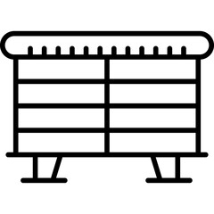 Drawers Icon Vector Element