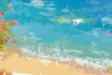 Various oil paintings, flowers, lakes, chrysanthemums, landscapes, birds, streams, forests, roses, peonies, beaches