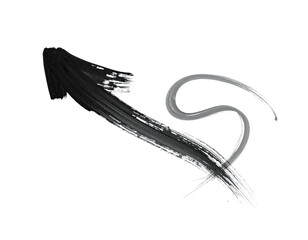 Abstract upward arrow with flowing, textured lines