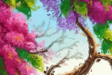 Various oil paintings, flowers, lakes, chrysanthemums, landscapes, birds, streams, forests, roses, peonies, beaches