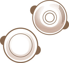 ほっこりお鍋のイラスト
