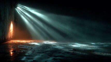Isolated spotlight glowing bright high resolution picture