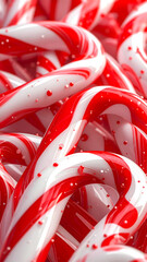 candy cane christmas background