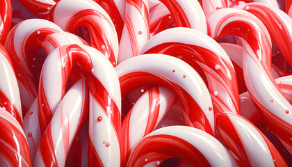 candy cane christmas background