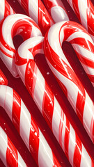 candy cane christmas background