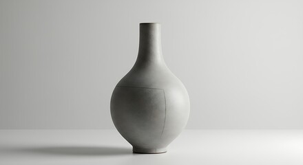 Gray vase studio style