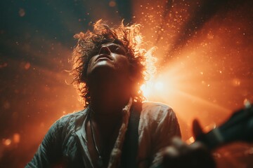 Rock concert energy moment high resolution picture