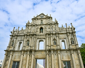 Fototapeta premium Macao World Cultural Heritage memorial&nbsp;archway