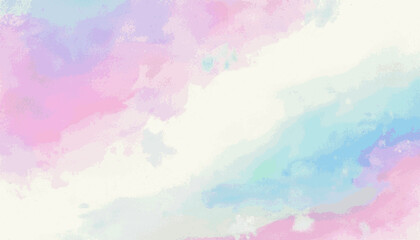 Obraz premium Pastel Shoreline Watercolor background isolated watercolor vector illustration svg