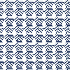 Geometric Seamless Pattern with Modern Hexagon Line Design for Backgrounds and Textiles