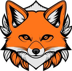 Abstract Colorful Fox Digital Art