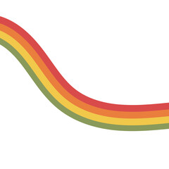 Retro Hippie Rainbow