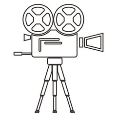 Obraz premium Icon Film Industry line