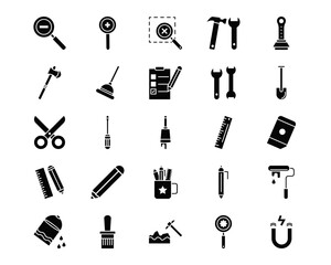 Tools Line Vector Icons