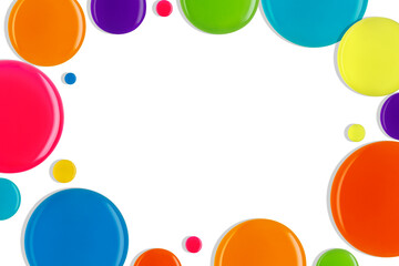 drops of gel nail polish