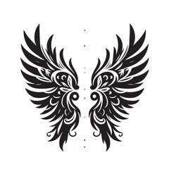 Angel Wings Vector | Decorative Wing Illustration Set”