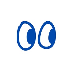 Eyes icon with drowing
