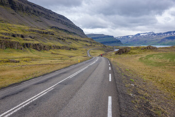 So called Ring Road - main road in Iceland in eastern part of the country