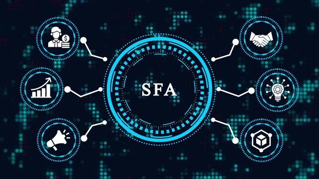 Sales force automation concept sfa is a technology that automates sales tasks, improving efficiency and productivity it helps manage customer relationships and sales processes