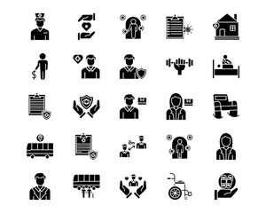 Home Services Line Vector Icons