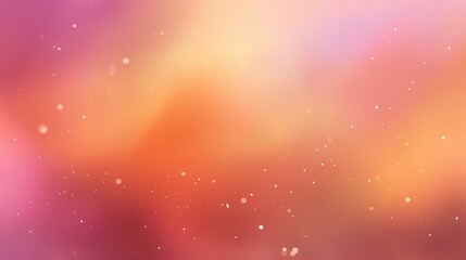 Obraz premium Soft blurred gradient background in warm orange and pink tones, dreamy atmosphere