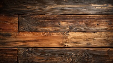 Naklejka premium Rustic natural textured wooden plank background gives a warm feeling.