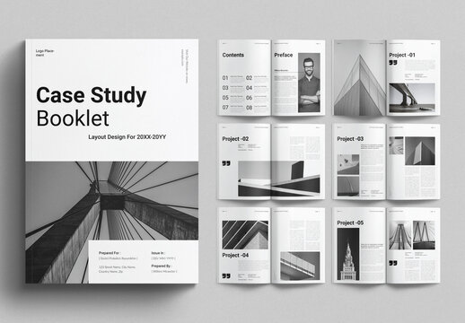 Case Study Booklet Template