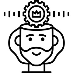 Thinking Icon Vector Element