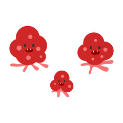 cancer tumor cell developing concept