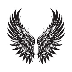 Angel Wings Vector | Decorative Wing Illustration Set”