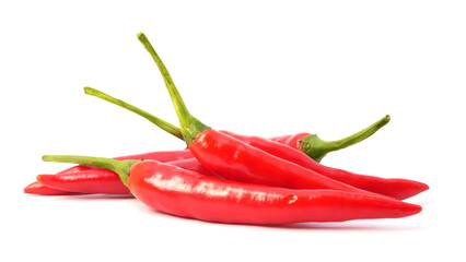 Red chili pepper isolated on white background