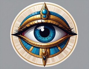 Detailed eye illustration