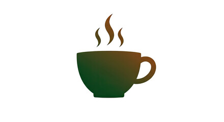 Fototapeta premium A steaming cup of coffee or tea.