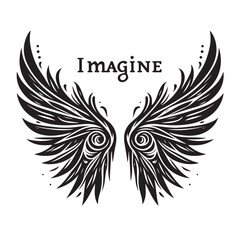 Angel Wings Vector | Decorative Wing Illustration Set”