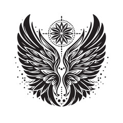 Angel Wings Vector | Decorative Wing Illustration Set”