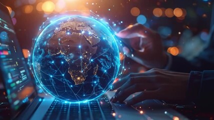 Global network data processing and analysis with connections and technology - Powered by Adobe