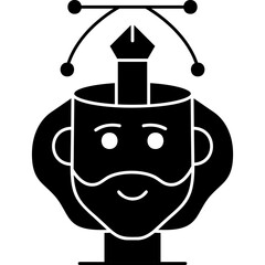 Thinking Icon Vector Element