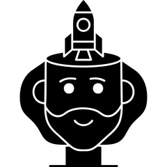 Thinking Icon Vector Element