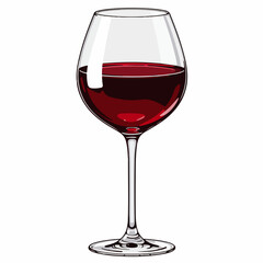glass of red wine